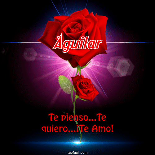 Te pienso...Te quiero...¡Te Amo! Aguilar