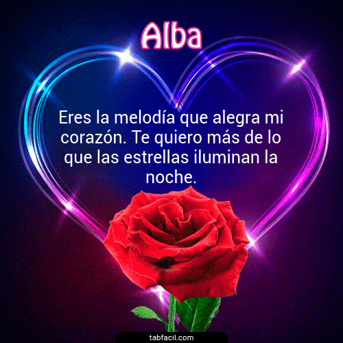 I Love You Alba