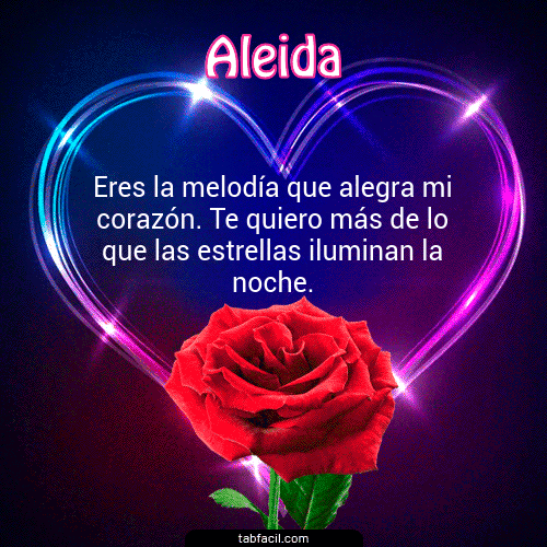 I Love You Aleida
