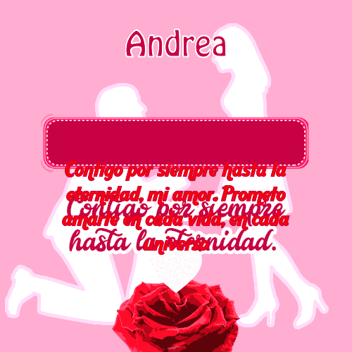 Contigo por siempre...hasta la eternidad Andrea