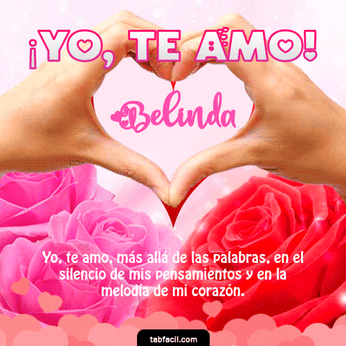 Yo, Te Amo Belinda