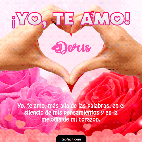 Yo, Te Amo Doris
