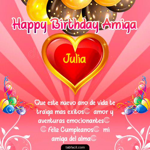 Happy BirthDay Amiga Julia