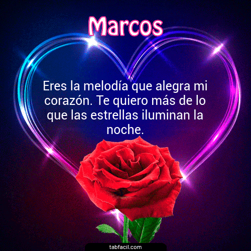 I Love You Marcos