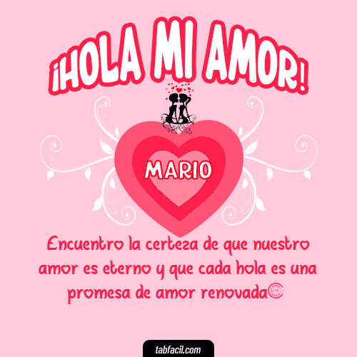 ¡Hola Mi Amor! Mario