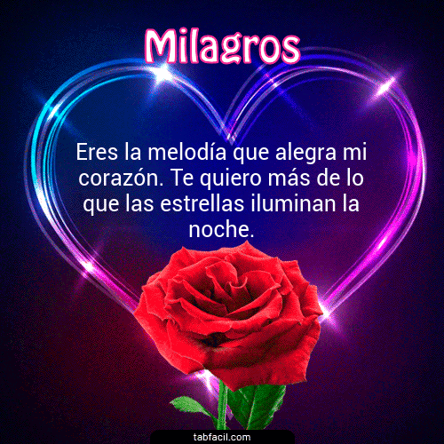 I Love You Milagros