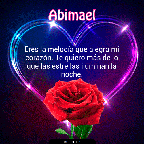 I Love You Abimael