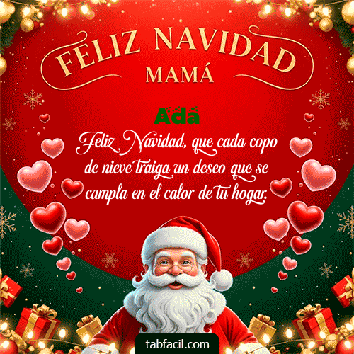 GIF de Ada - Feliz Navidad Mamá