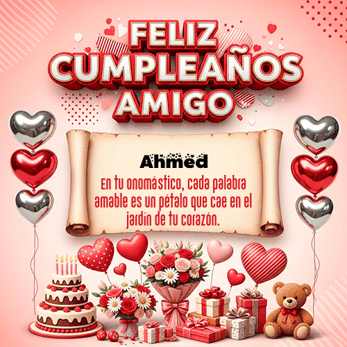 Feliz Cumpleaños Ahmed GIF