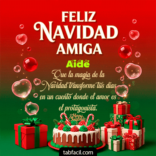 Gif Feliz Navidad Amiga Feliz Navidad Aide