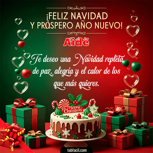 Feliz Navidad y Próspero Año Nuevo Feliz Navidad Aide