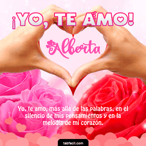 Yo, Te Amo Alberta