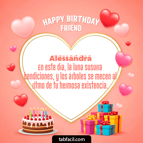 Feliz Cumpleaños Alessandra GIF