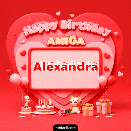 Happy BirthDay Amiga Alexandra