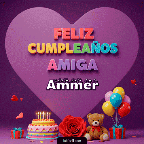 Feliz Cumpleaños Ammer GIF