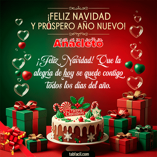 Feliz Navidad y Próspero Año Nuevo Feliz Navidad Anacleto