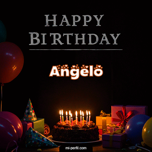 Happy BirthDay Feliz Cumpleaños Angelo
