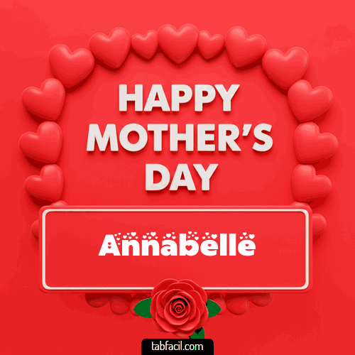 Happy Mother´s  Day Annabelle