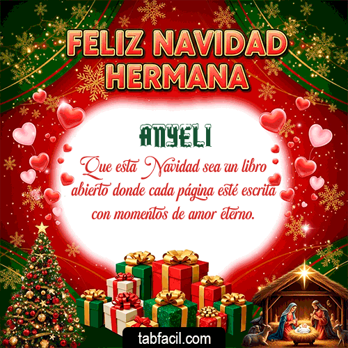 Feliz Navidad Hermana Feliz Navidad Anyeli