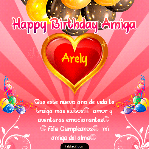 Happy BirthDay Amiga Arely