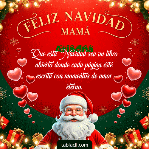 GIF de Ariadna - Feliz Navidad Mamá