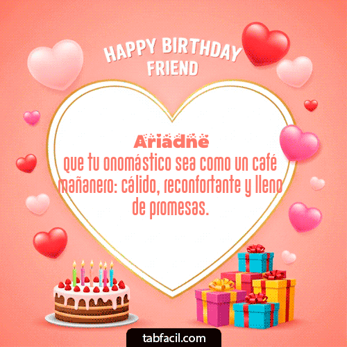 Gif Happy Birthday Friend Ariadne