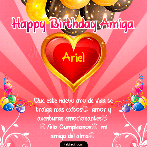 Happy BirthDay Amiga Ariel
