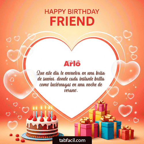 Gif Happy Birthday Friend Arlo