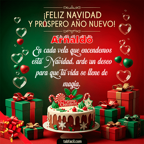 GIF de Arnaldo - Feliz Navidad y Próspero Año Nuevo