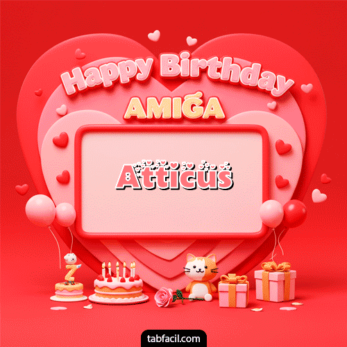 Feliz Cumpleaños Atticus GIF