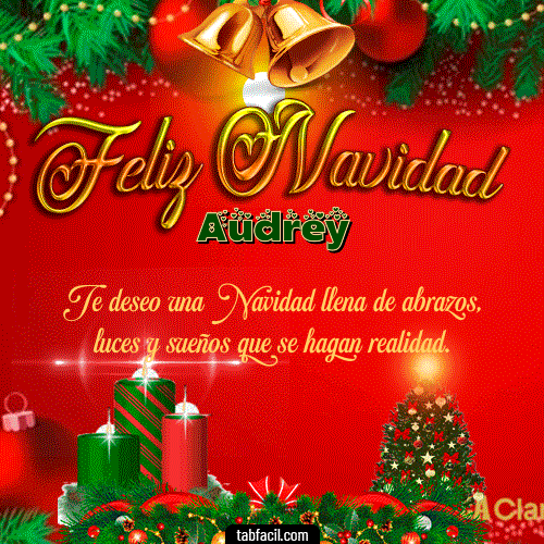 GIF de Audrey - Feliz Navidad