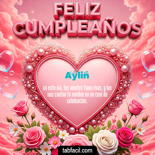 Gif 🎂 Feliz Cumpleaños Aylin