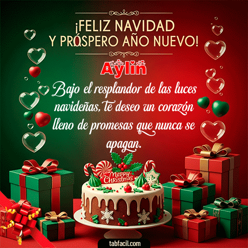 Feliz Navidad y Próspero Año Nuevo Feliz Navidad Aylin