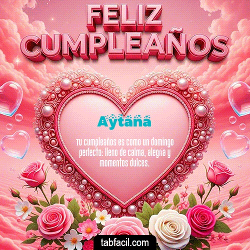 Gif 🎂 Feliz Cumpleaños Aytana