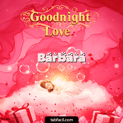 GIF de Barbara - Buenas Noches Angel Luna 3D