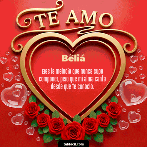 GIF de Belia - Te Amo