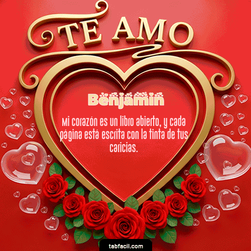 Ver GIF de Te Amo GIF de Benjamin - Te Amo