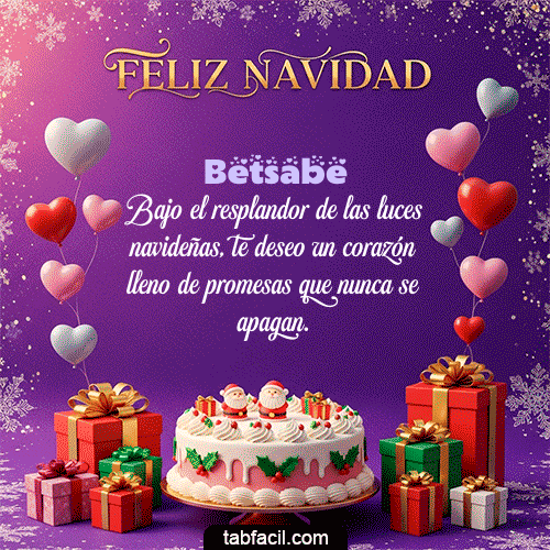 🎅 Merry Christmas Feliz Navidad Betsabe
