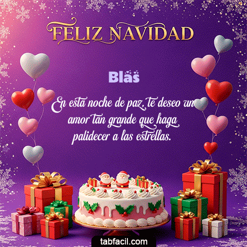 GIF Animado de Feliz Navidad para Blas - 🎅 Merry Christmas