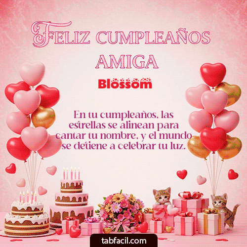 Feliz Cumpleaños Blossom GIF