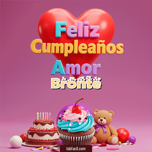 GIF de Bronte - 💞 Feliz Cumpleaños Amor