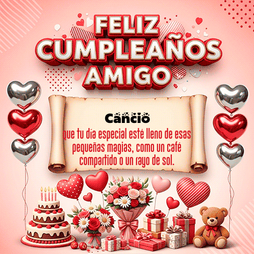 Gif Feliz Cumpleaños Amigo Cancio