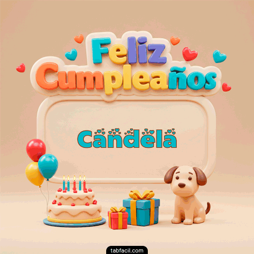 Feliz Cumpleaños Candela