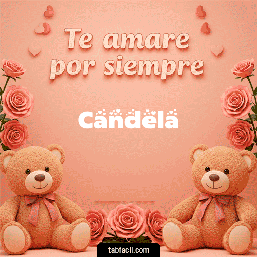 Gif Te amaré por siempre Candela