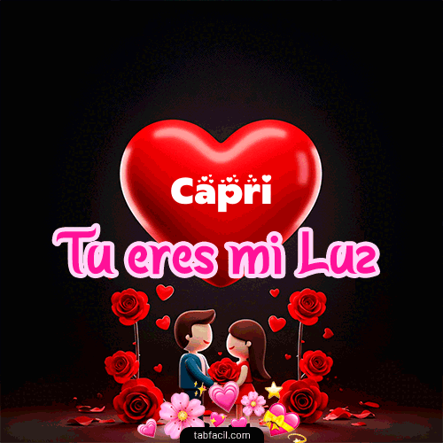 Tú eres mi luz Capri