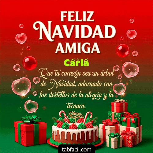Ver GIF de Feliz Navidad Amiga GIF de Carla - Feliz Navidad Amiga