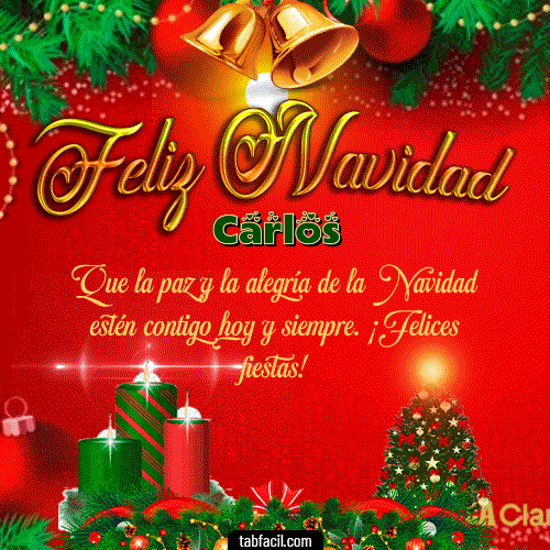 Feliz Navidad Feliz Navidad Carlos