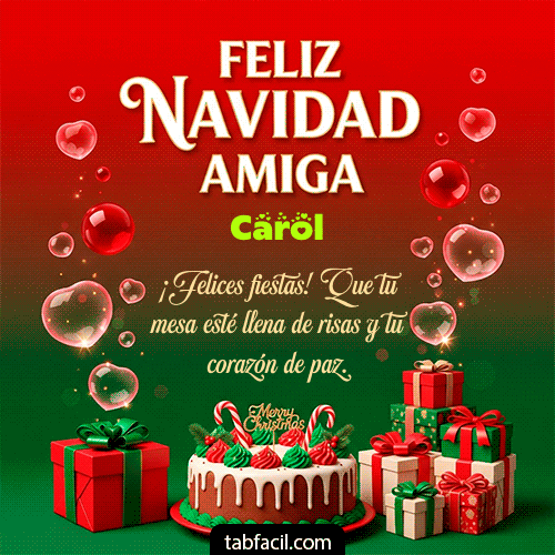 Feliz Navidad Amiga Feliz Navidad Carol
