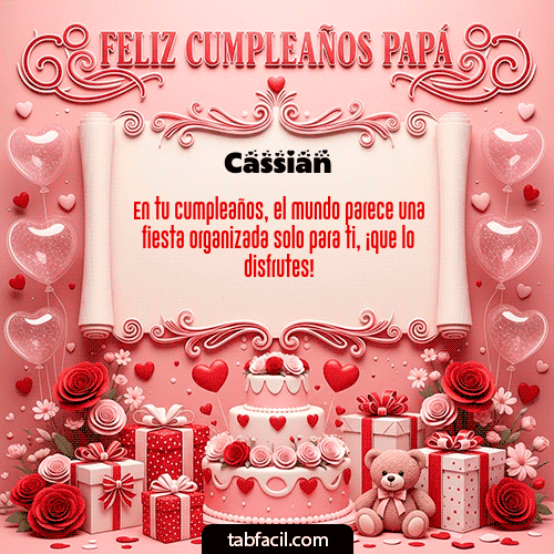 Gif Feliz Cumpleaños Papá Cassian