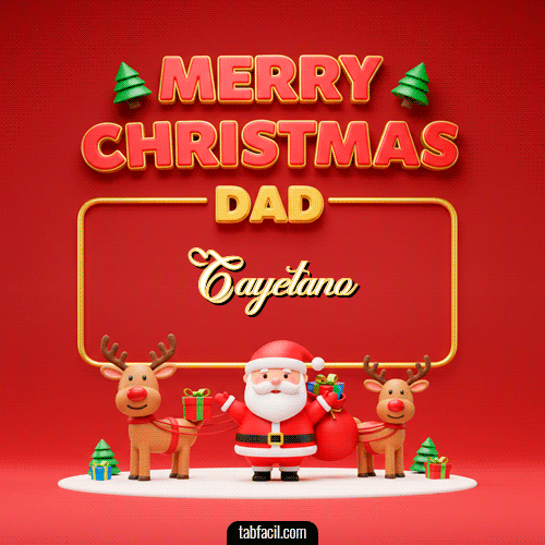 GIF de Cayetano - Merry Christmas DAD